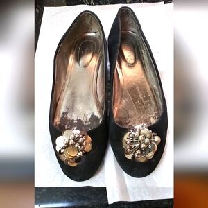 Embellished ballerina flats 8.5